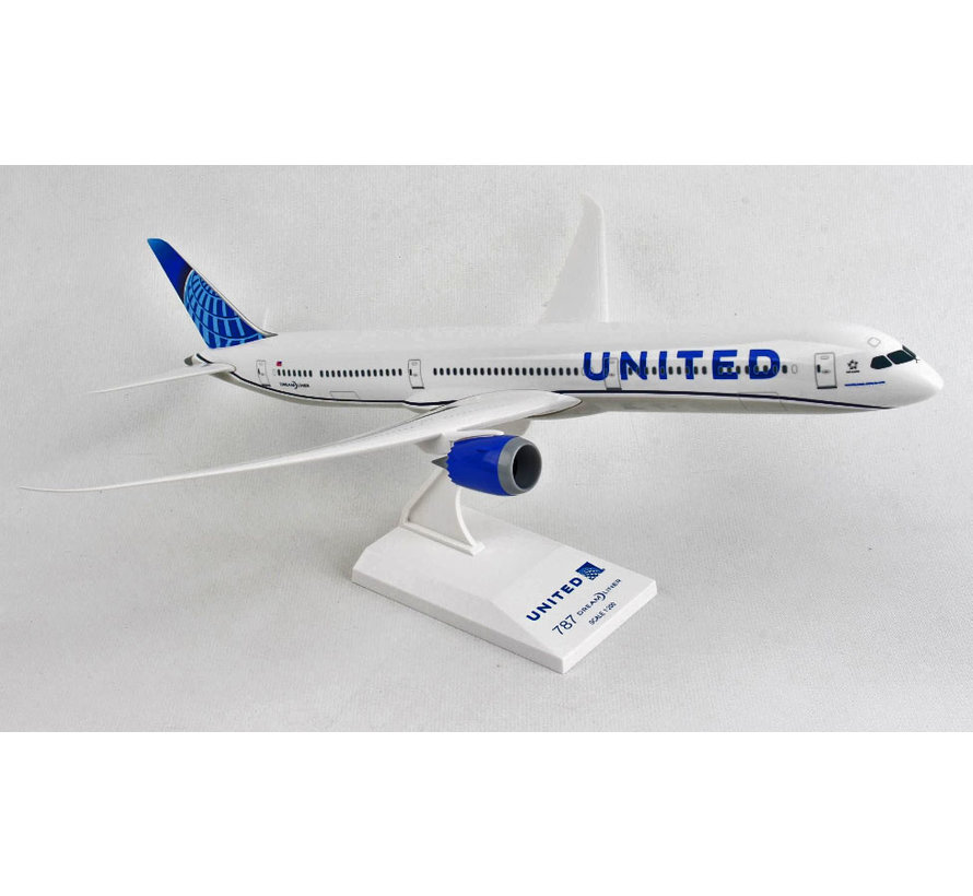 B787-10 Dreamliner United 2019 livery 1:200 with stand