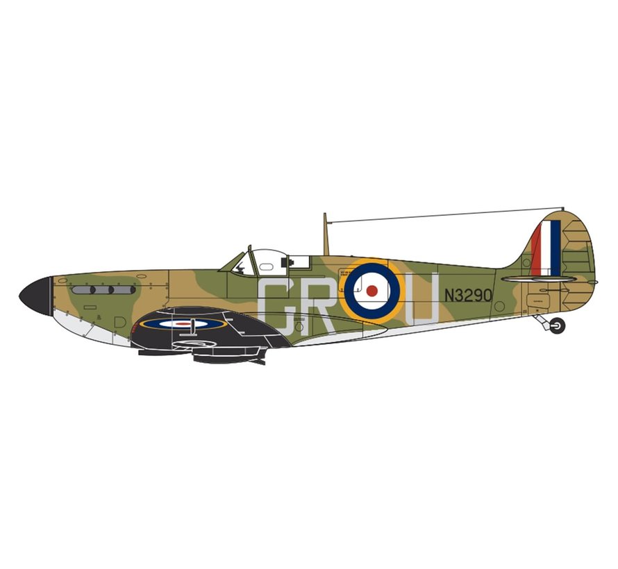 Spitfire 1a 1:72 Kit [AX01071b] [New Tooling 2010 ]