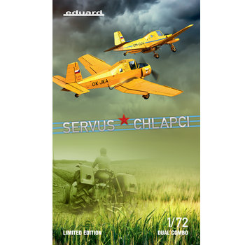 Eduard Let Z-37A SERVUS CHLAPCI 1:72 Czech agricultural aircraft-DUAL COMBO!