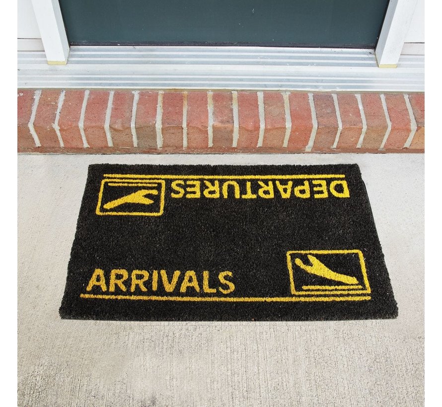 Doormat Arrivals & Departures 18" x 30"