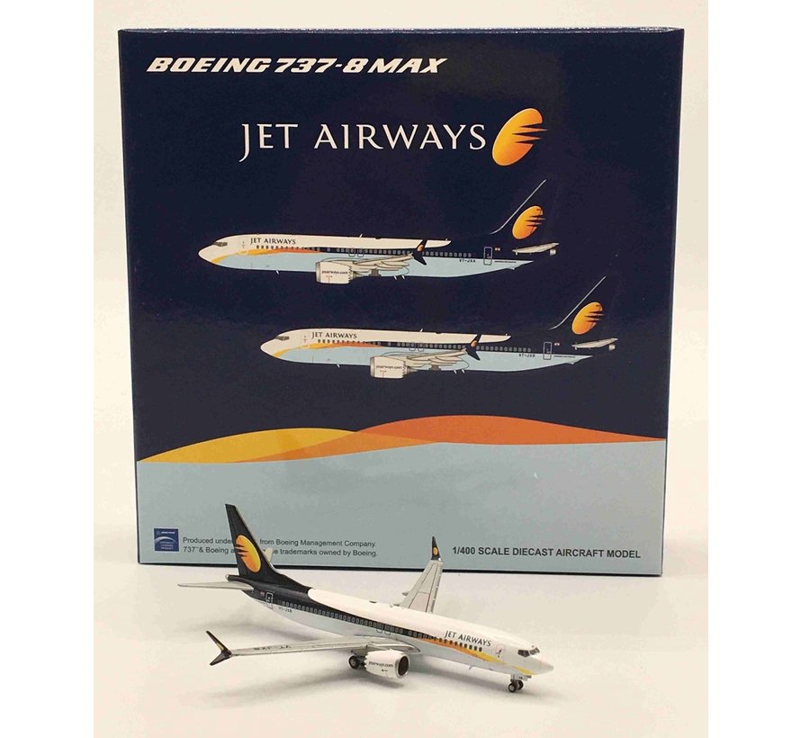 B737-8 MAX Jet Airways VT-JXB 1:400
