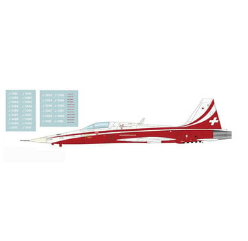 Hobby Master F5E Tiger II Patrouille Suisse 2021 Season 1:72 (with pilot names decals)
