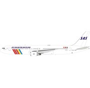 InFlight B767-300ER SAS Scandinavian 1983 livery OY-KDL 1:200 with stand