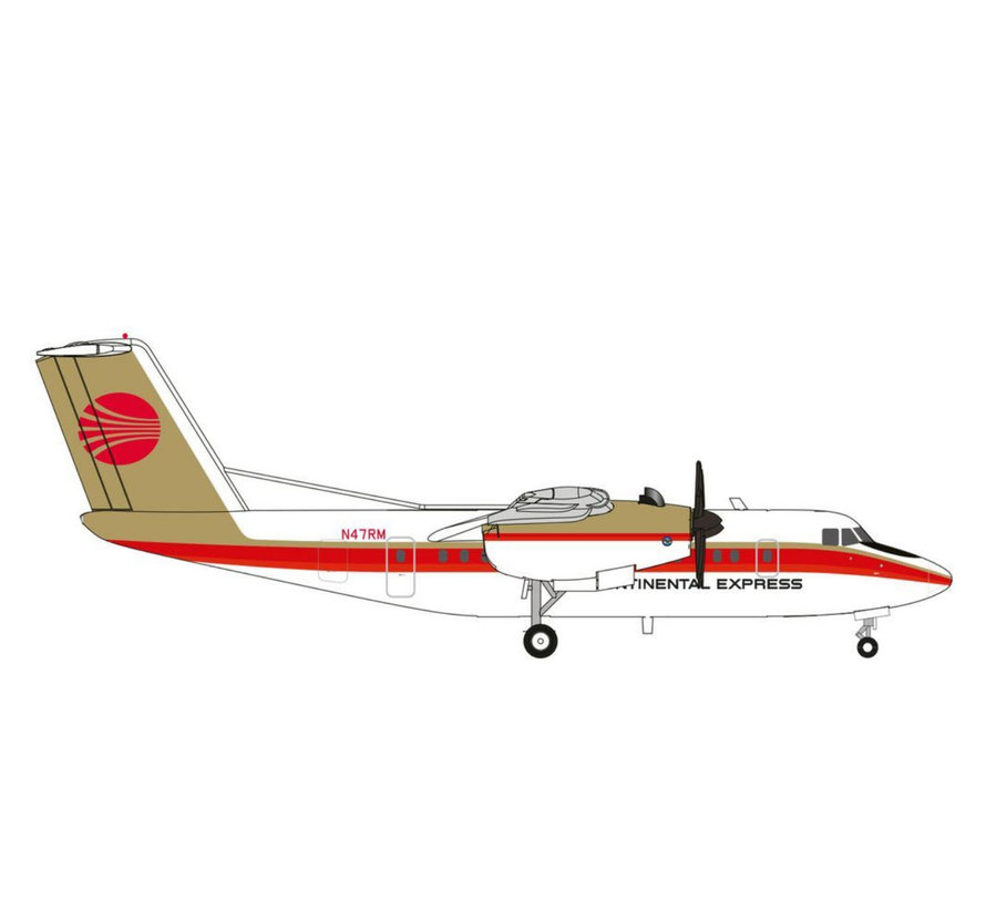Dash7 Continental Express 1:200 with stand