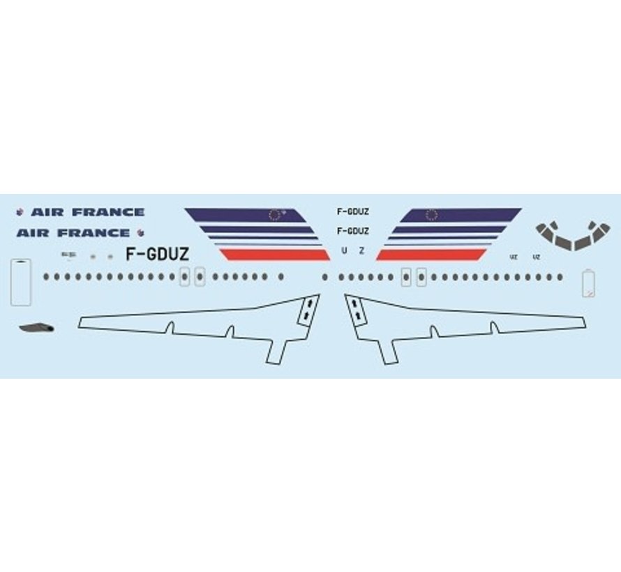 Fokker F-28-4000 Air France Newer colours 1:144