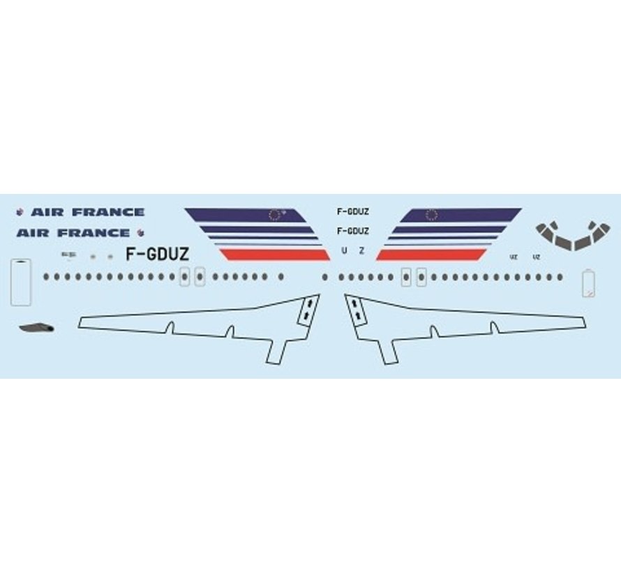 Fokker F28-4000 Air France Newer colours 1:144