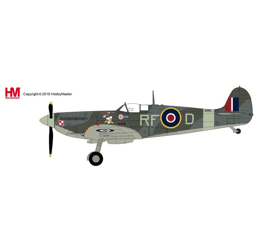 Spitfire Vb 303 Sqn RAF RF-D Zumbach BBMF AB910 1:48