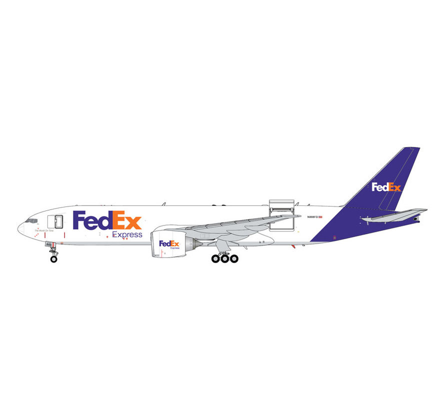 B777LRF FedEx Express N888FD 1:200 Interactive