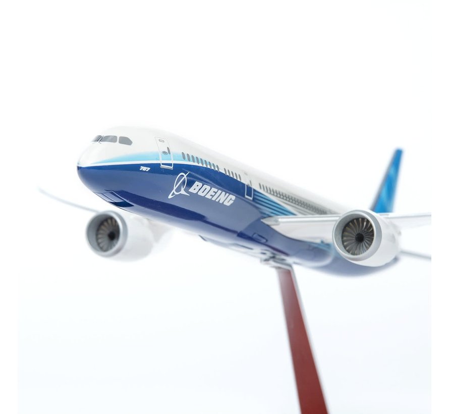 B787-9 Dreamliner Boeing Unified 1:200 with wood stand