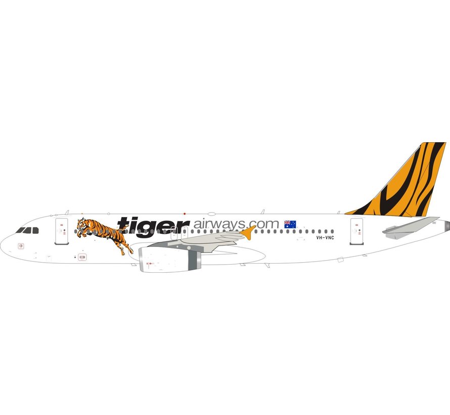 A320-200 Tigerairways.com VH-VNC 1:200 with stand