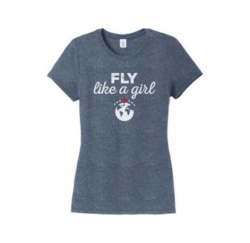 Fly Like A Girl Ladies T-Shirt