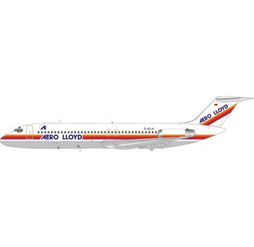 InFlight DC9-32 Aero Lloyd D-ALLA 1:200 with stand
