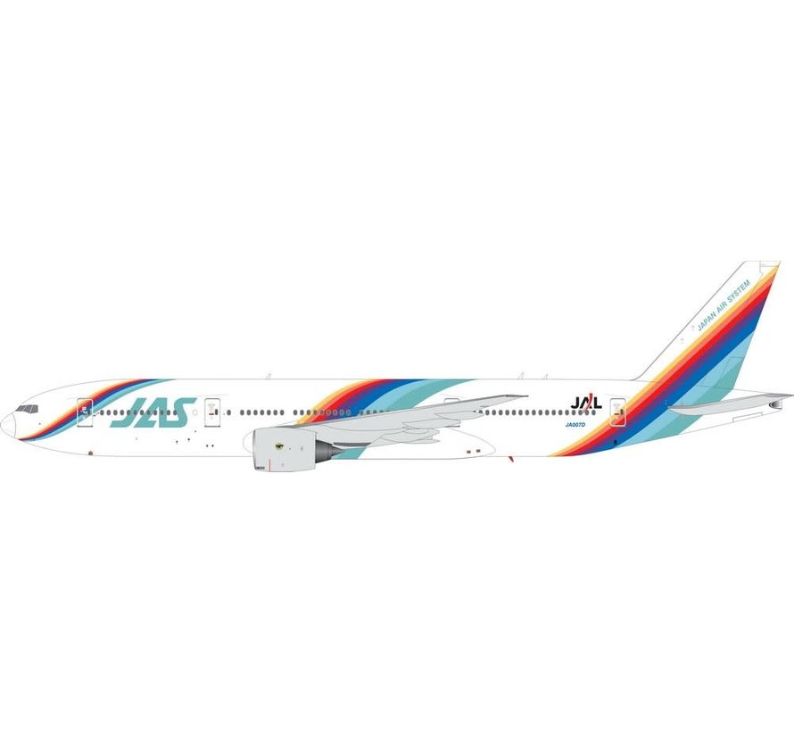 B777-200 Japan Air System JAS Rainbow c/s JA007D 1:200 ++SALE++