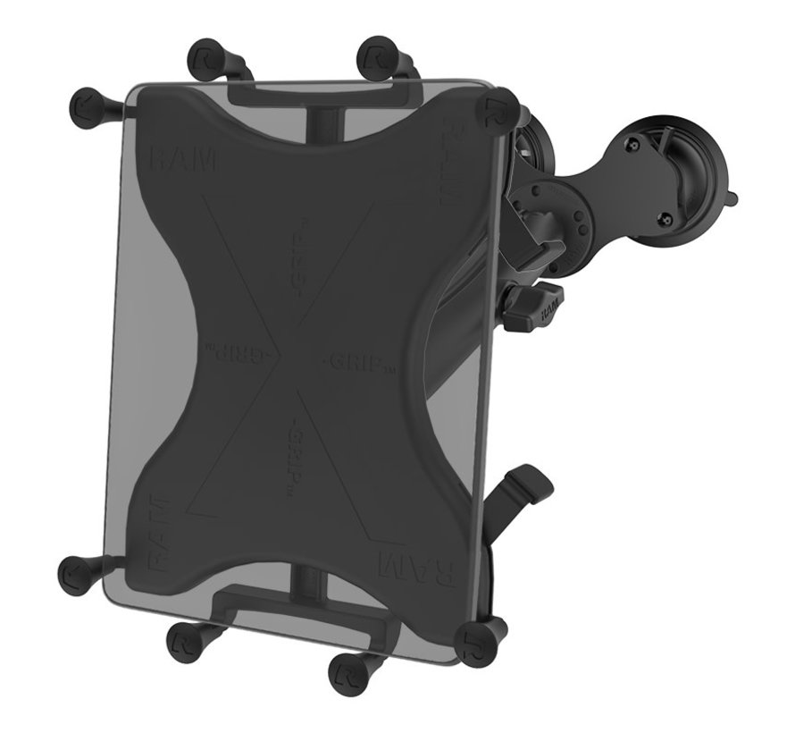 Suction Mount for 9"-10" Tablets X-Grip Twist-Lock Dual
