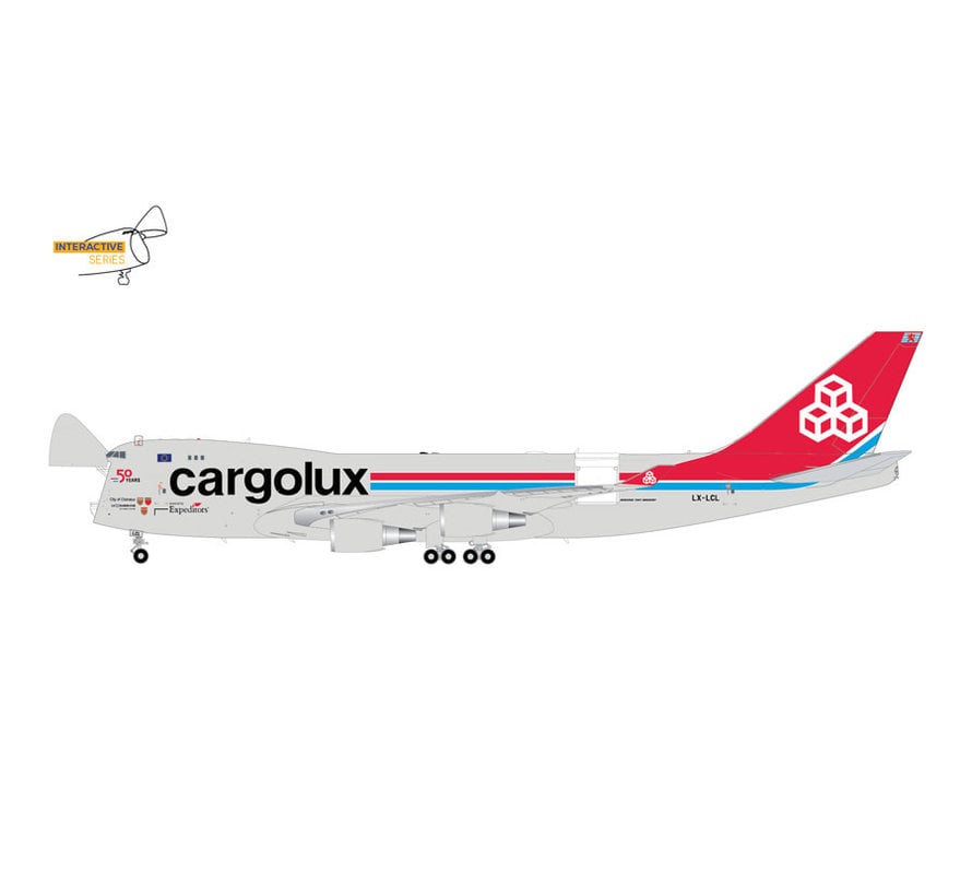 B747-400ERF Cargolux LX-LXL 1:200 (Interactive Series)