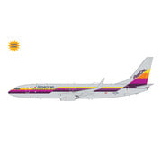 Gemini Jets B737-800W American AirCal Heritage Livery N917NN1:200 flaps down