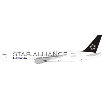 JFOX B767-300ER Lufthansa Star Alliance D-ABUV 1:200 with stand