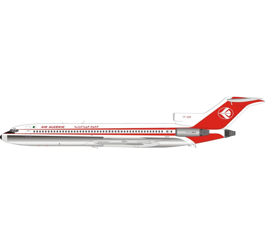 B727-200 Air Algerie old livery 7T-VEB 1:200 polished