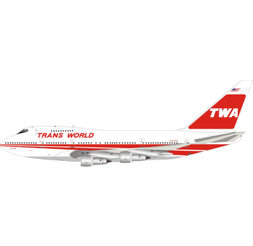 InFlight B747SP TWA Trans World Airlines N57203 1:200