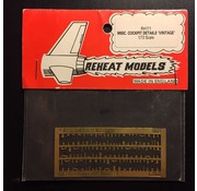 REHEAT Misc Cockpit Details 1:72 etch**Discontinued**