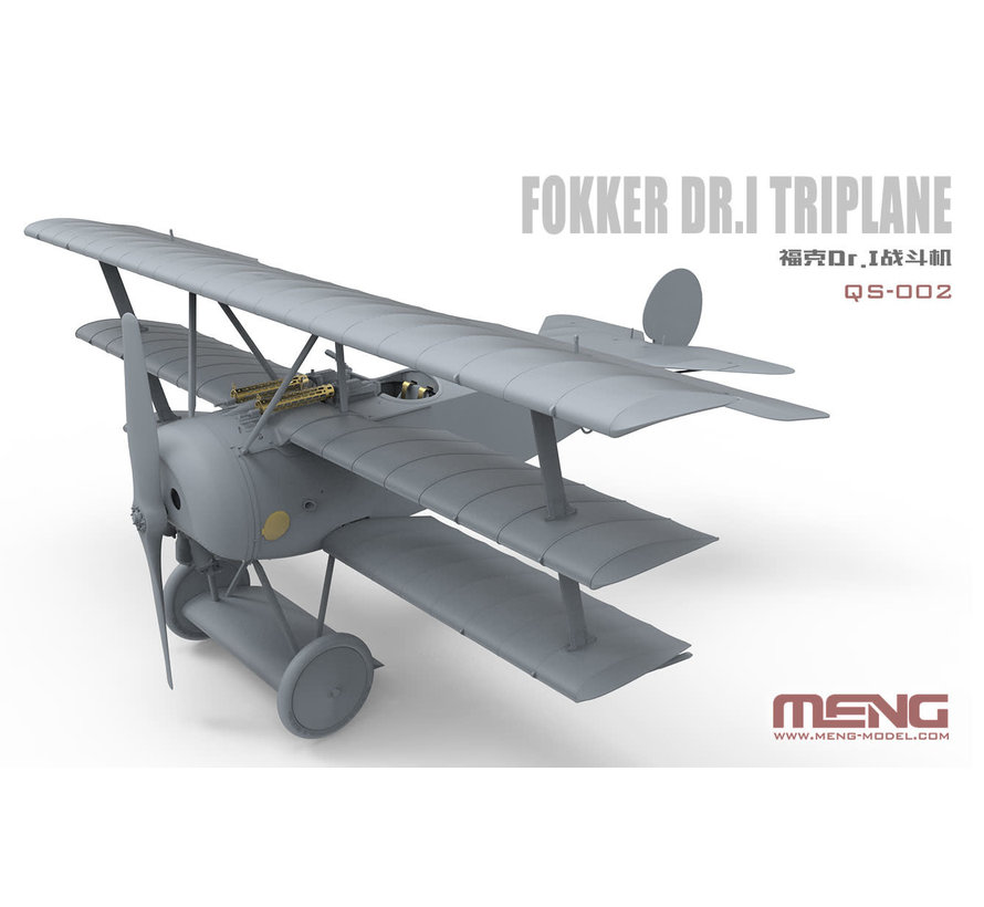 MENG Fokker Dr.I Triplane flown by Manfred von Richthofen 1:32