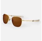 Randolph Engineering Aviator 23K Gold Skytec™ Polarized American Tan