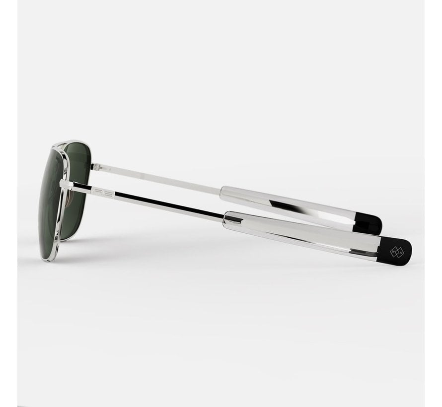 Aviator 23K White Gold Skytec™ Polarized AGX