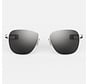 Aviator 23K White Gold Skytec™ Polarized American Gray