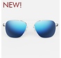 Aviator Bright Chrome Skyforce™ Polarized Atlantic Blue