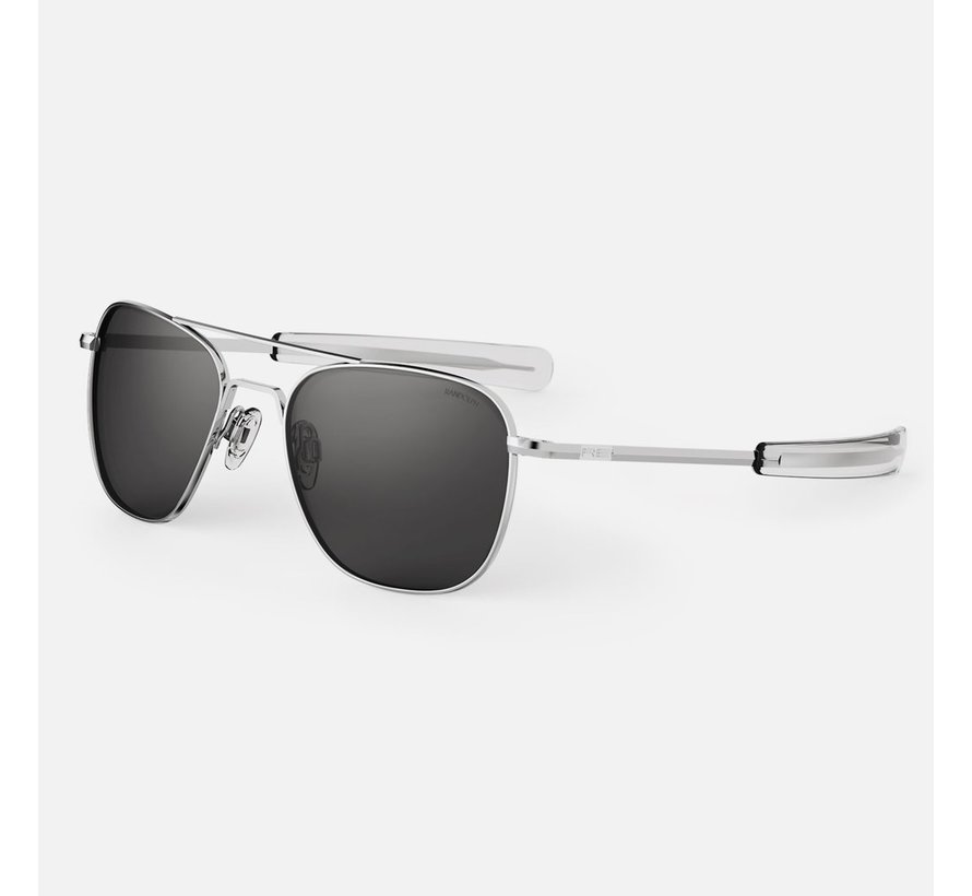 Aviator Bright Chrome Skytec™ American Gray