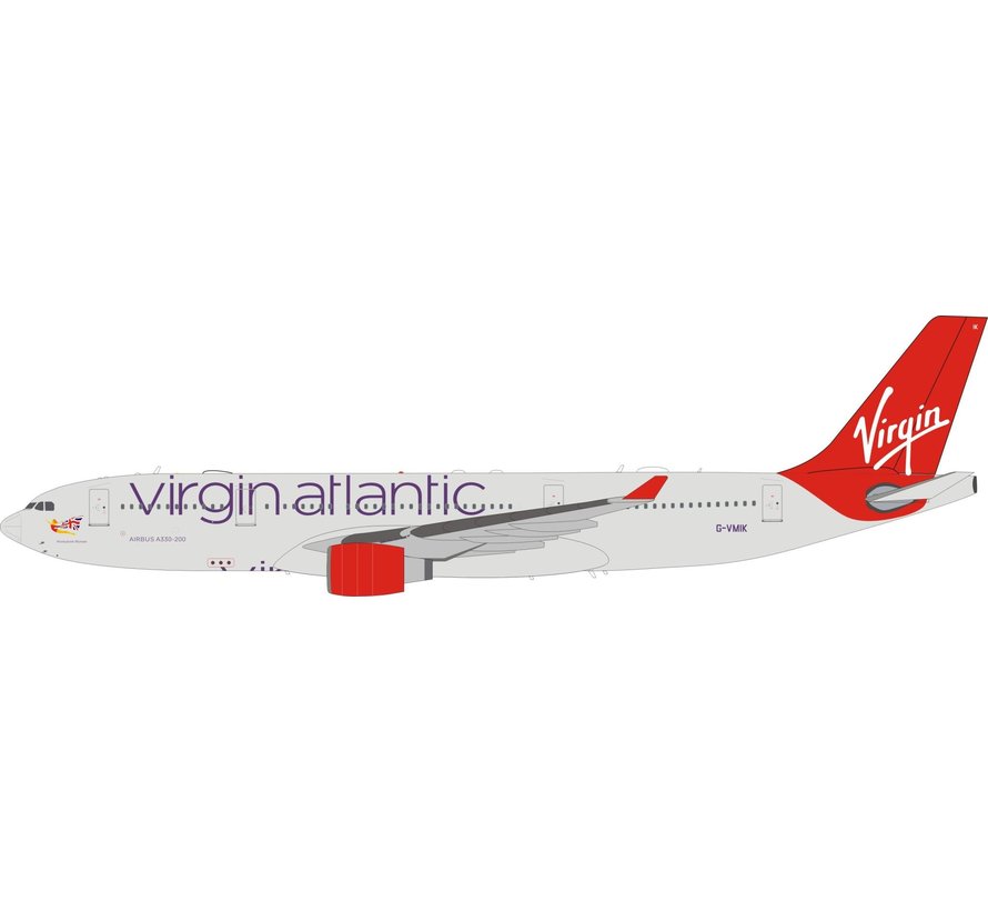 A330-200 Virgin Atlantic Airways G-VMIK 1:200 with stand