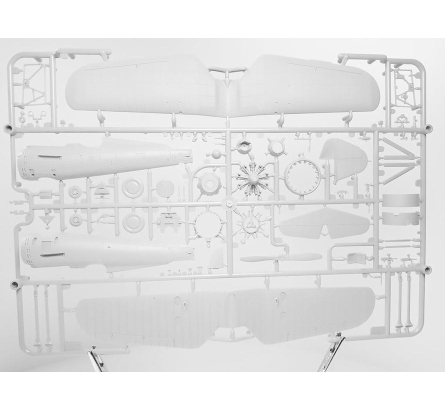 PZL P.11c with basic etch parts 1:48