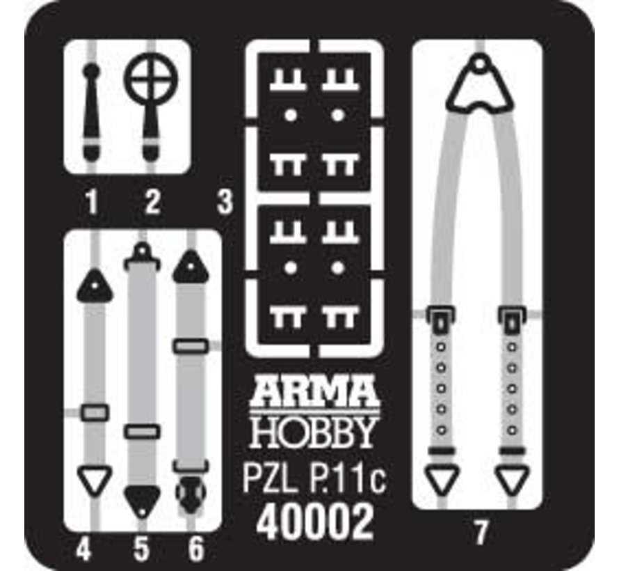 PZL P.11c with basic etch parts 1:48