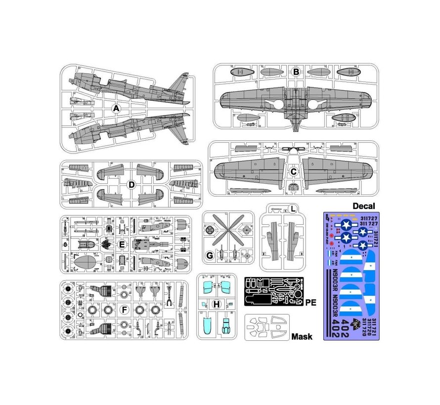 Bell P63E-1-BE Kingcobra Honduras AF 1:72