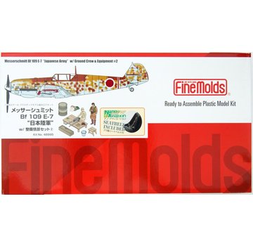 FineMolds Bf109E-7 "Japanese Army" with Ground Crew & Equipment 1:48