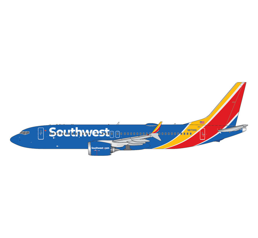 B737-8 MAX Southwest Airlines N8730Q 1:400