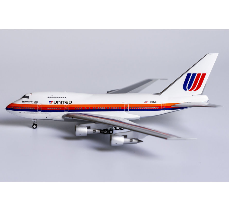 B747SP United Airlines Saul Bass Friendship One N147UA 1:400