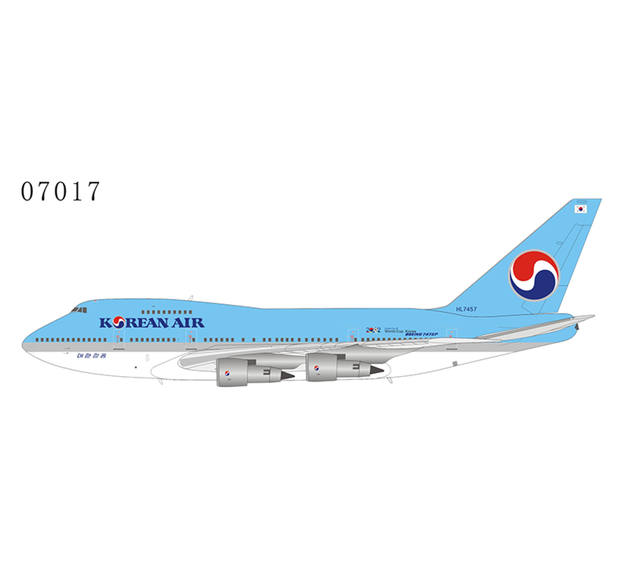 B747SP Korean Air HL7457 FIFA World Cup 2002 1:400
