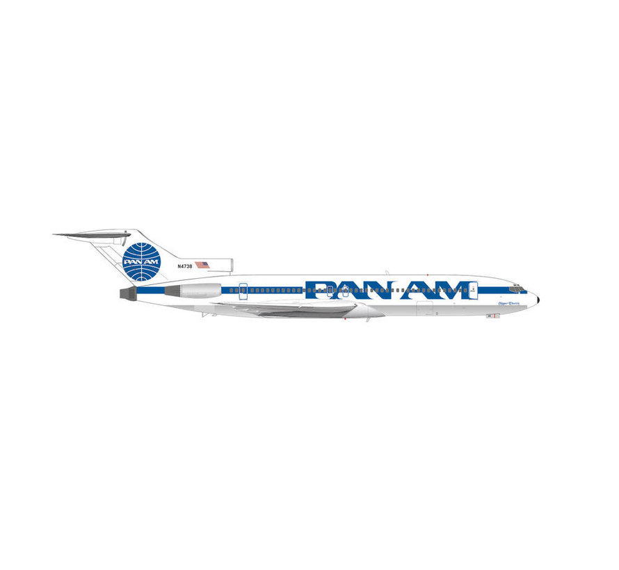 B727-200 Pan Am Billboard test livery 1:200 diecast