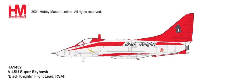 A-4SU Super Skyhawk Black Knights Flight Lead RSAF 1:72