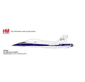 Hobby Master FA18B Hornet N852NA 161217 NASA Dryden Edwards AFB 1:72