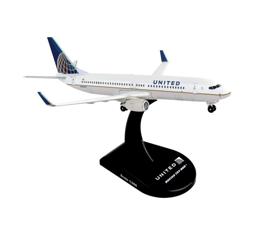 B737-800W United 2019 eco blue Livery 1:300