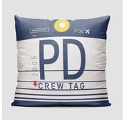 Airportag Throw Pillow Porter Airlines