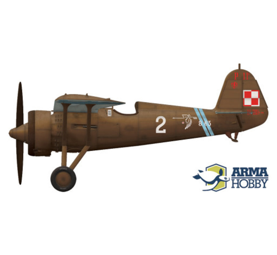 PZL P.11C Junior set 1:72