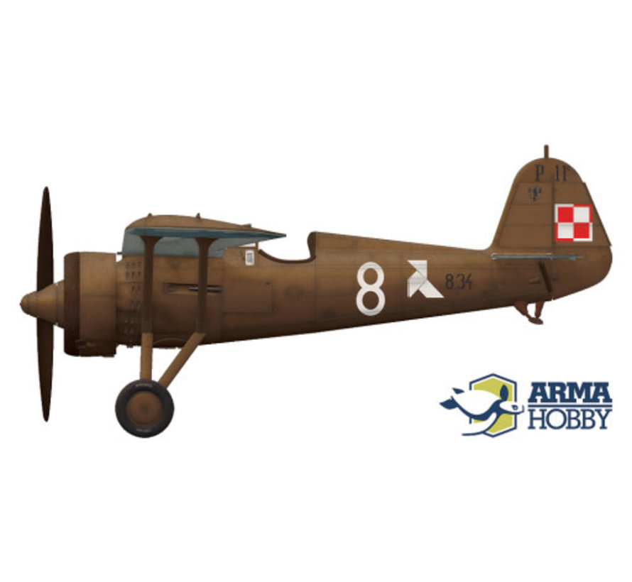 PZL P.11C Junior set 1:72