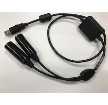 Pilot Communications Headset adapter GA to PC Flight Simulator USB Connection