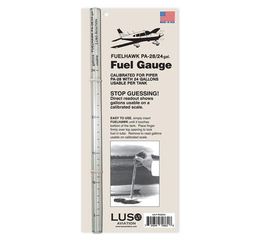 Fuel Gauge Stick Piper PA-28 / 24gal