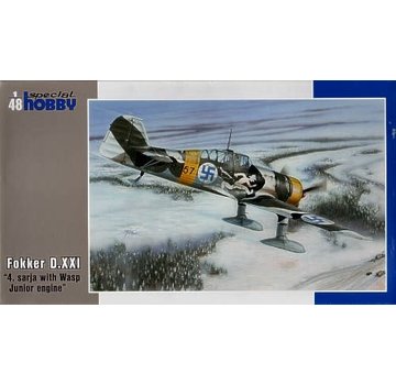 Special Hobby Fokker DXXI 4.sarja w/Wasp Junior engine 1:48