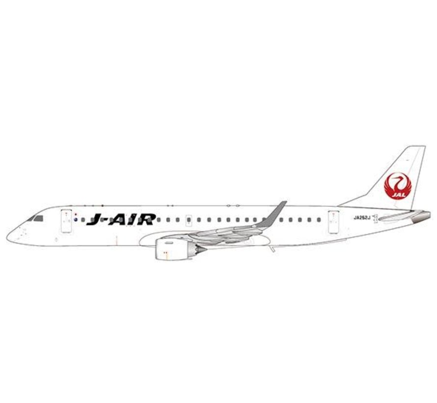 ERJ190-100STD J-Air JA252J 1:200 with stand