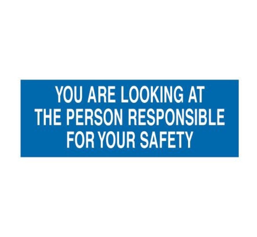 You Are Responsible Decal (Set of 4)